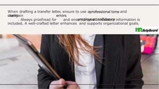 Writing Transfer Image Examples Transfer Letter, How to Write Transfer Application | PPTX