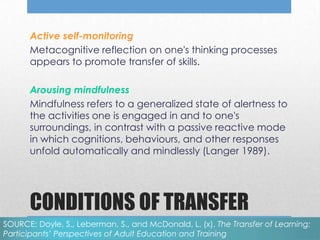Transfer of Learning | PPTX