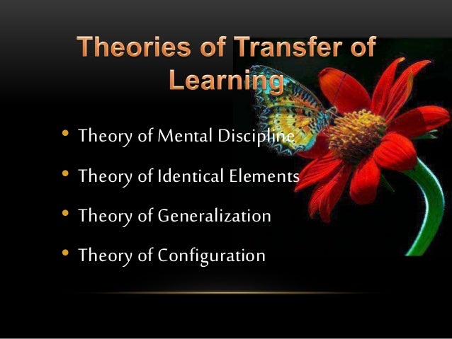 Transfer of Learning