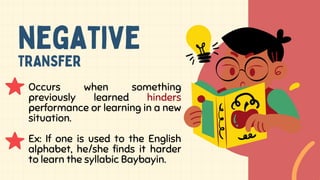 Facilitating Learner-Centered Teaching: Transfer of Learning | PDF