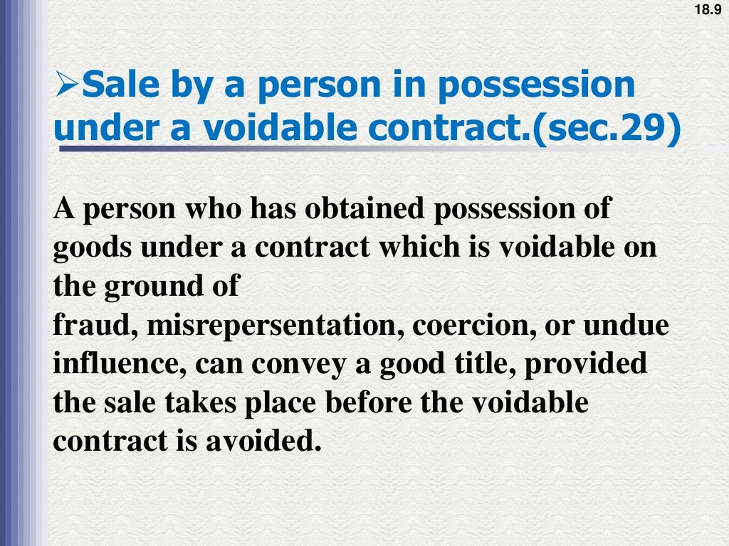 Transfer of property