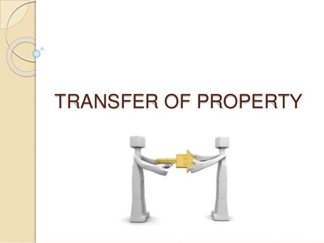 transfer of property in huf