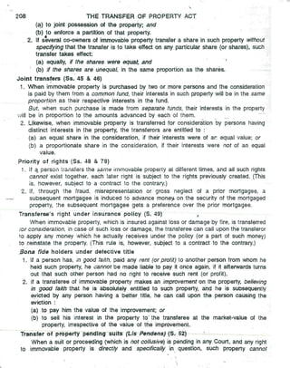 Transfer Docproperty Transfer of property act short notes llb | PDF