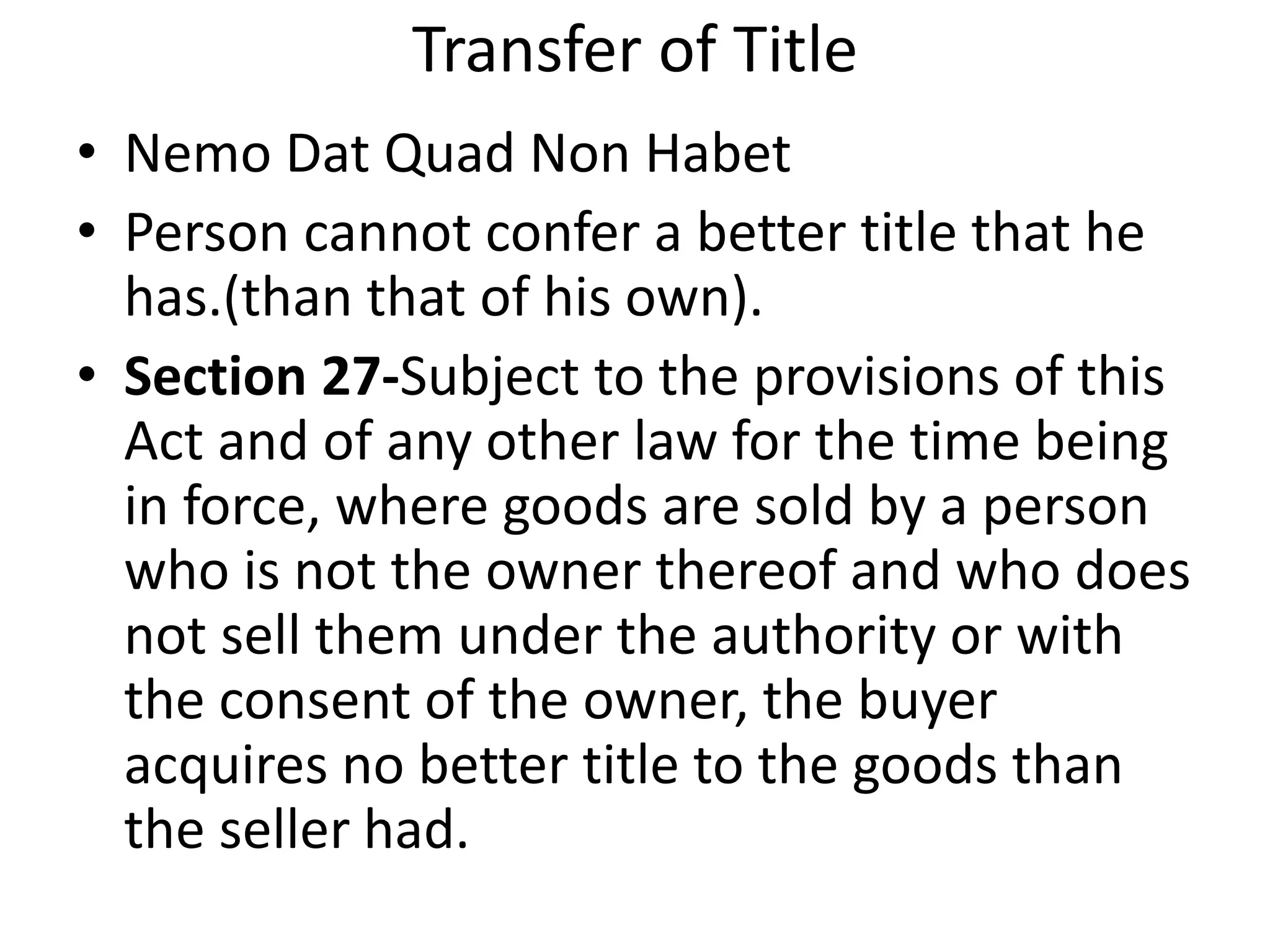 Transfer of title2