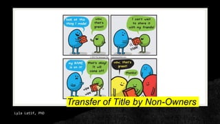 Transfer of Title by Non-Owners
Lyla Latif, PhD
 