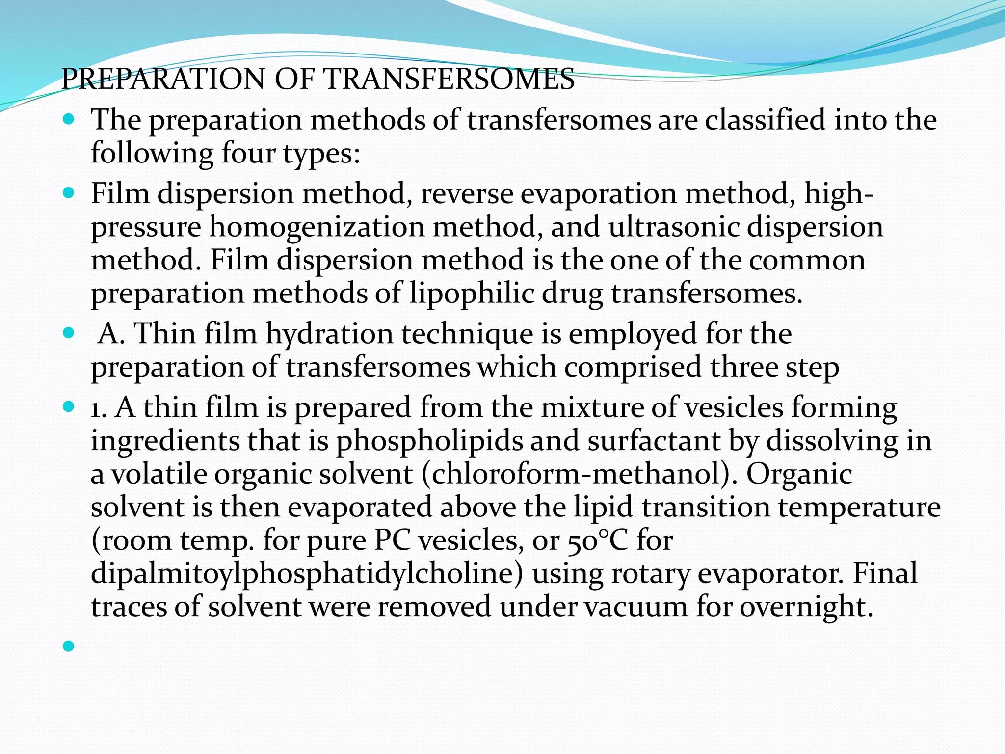 Transferosomes | PDF