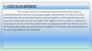 Transfer pricing | PPTX
