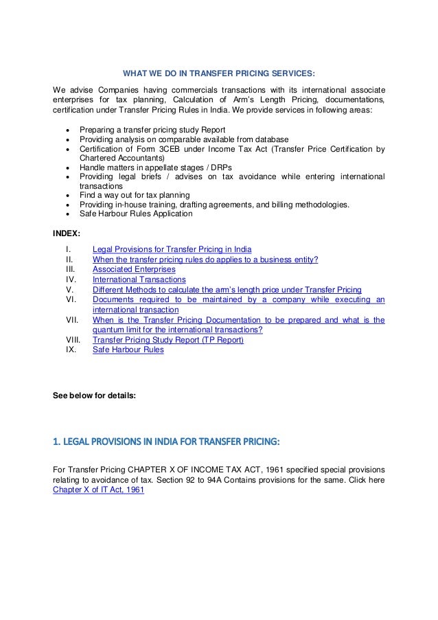 transfer pricing policy template transfer pricing report guidelines and safe harbour rules transfer pricing policy template transfer pricing report guidelines and safe harbour rules