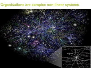 Organisations are complex non-linear systems

 