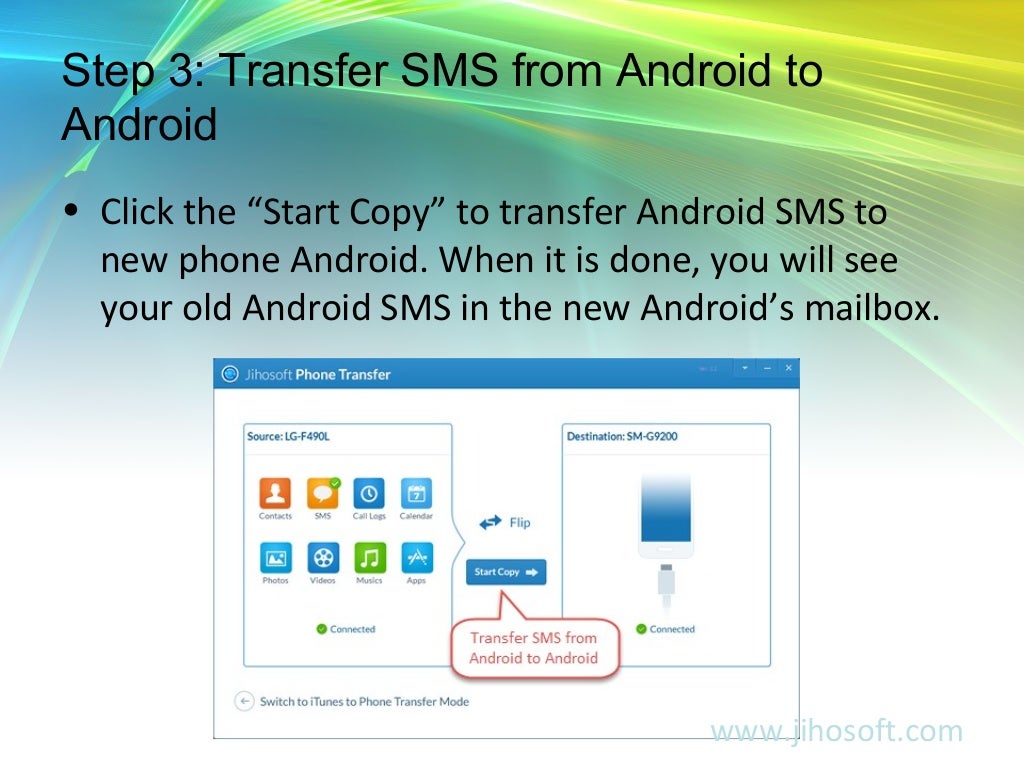 How to Transfer SMS from Android to Android