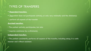 Training Module For Patient Transfer Transfer Training in Physiotherapy education.pptx