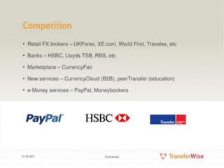 TransferWise Pitch Deck - not a template
