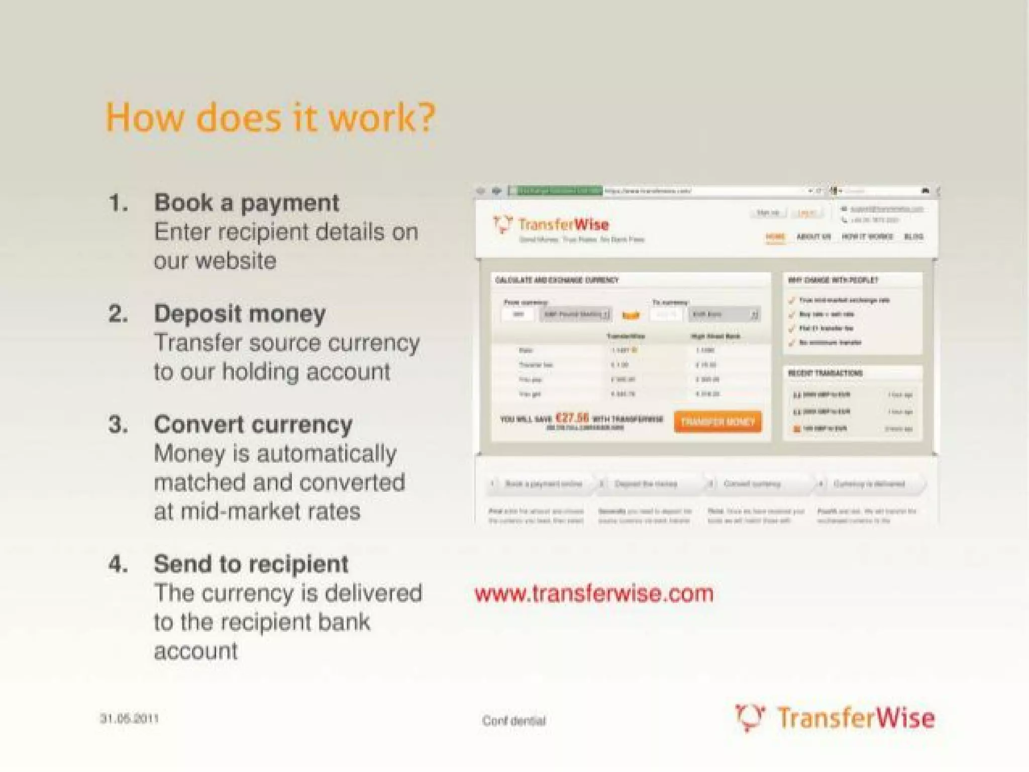 Transferwise: €56K VC investment turned into $3.5B. Transferwise's initial pitch deck