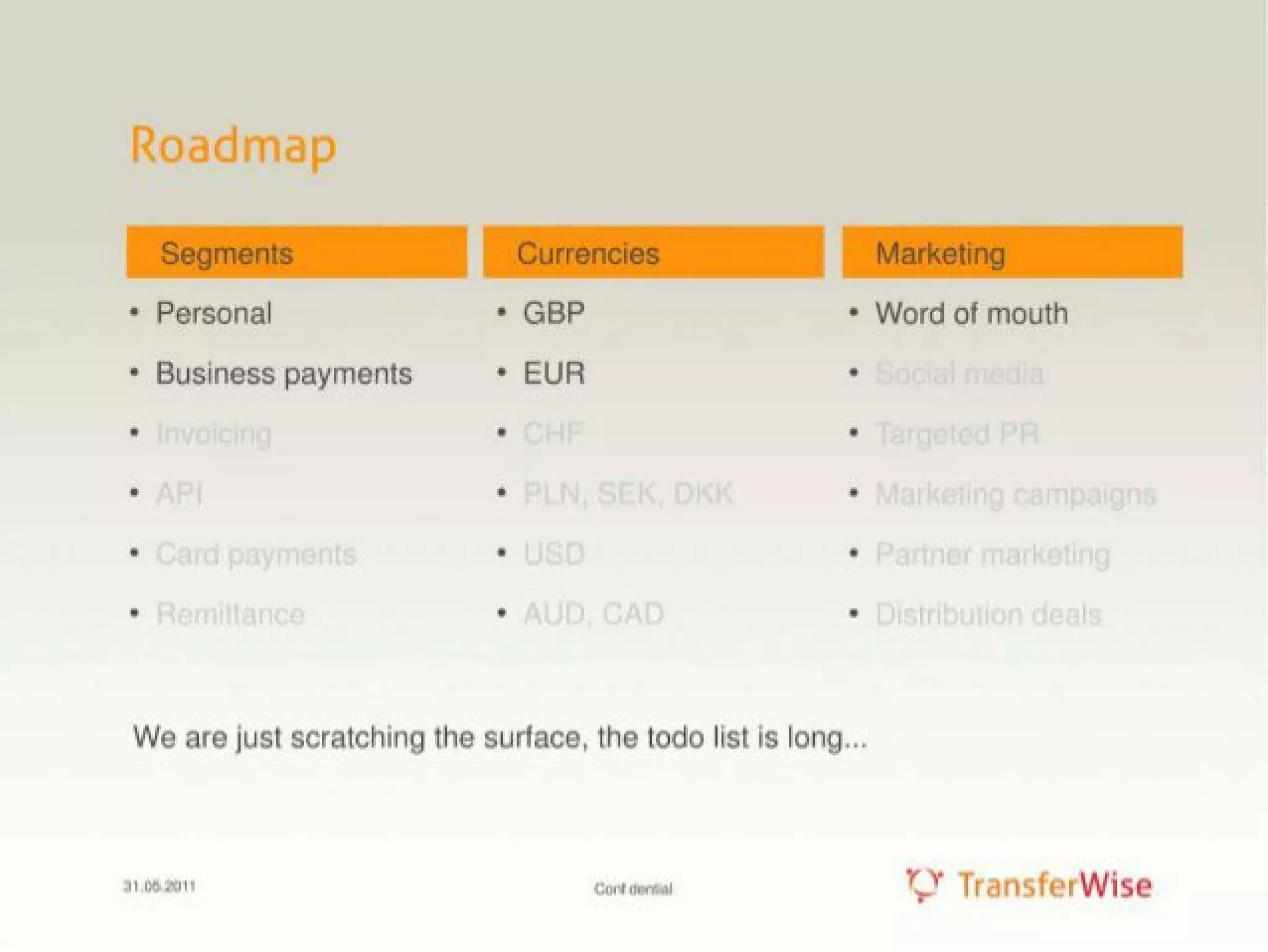 Transferwise: €56K VC investment turned into $3.5B. Transferwise's initial pitch deck