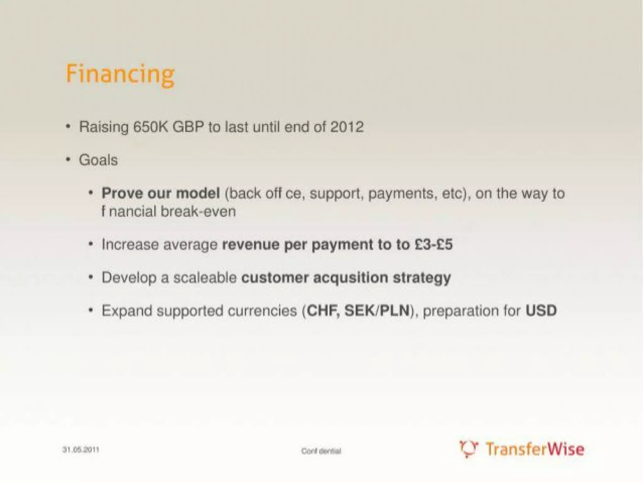 Transferwise: €56K VC investment turned into $3.5B. Transferwise's initial pitch deck
