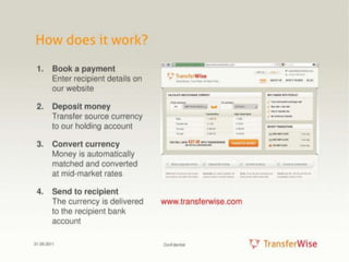 Transferwise: €56K VC investment turned into $3.5B. Transferwise's initial pitch deck