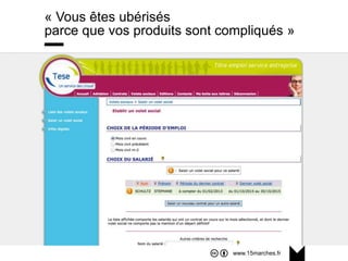 www.15marches.fr
@15marches
#LDTRA
stephane@15marches.fr
« Vous êtes ubérisés
parce que vos produits sont compliqués »
 