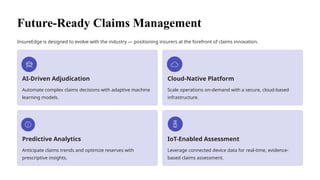 Insure Edge Transform Claims Operations with Damco's InsureEdge | PPTX