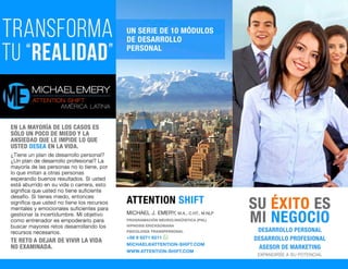 Transforma Tu Realidad - Santiago Chile Talleres de Desarrollo Personal
