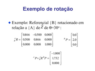 Exemplo de rotação
 