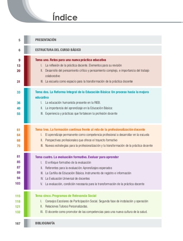 Transformación de la práctica docente. curso básico