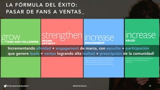 Impacto en los Negocios
Nuevo
Marketplace
Propuesta de Valor
Experiencia
Cliente
Nueva
IntermediaciónCAMBIO DE MODELOCAMBIO DE MODELO
31@RAFAIGUAL#TRANSFORMDMKT
 