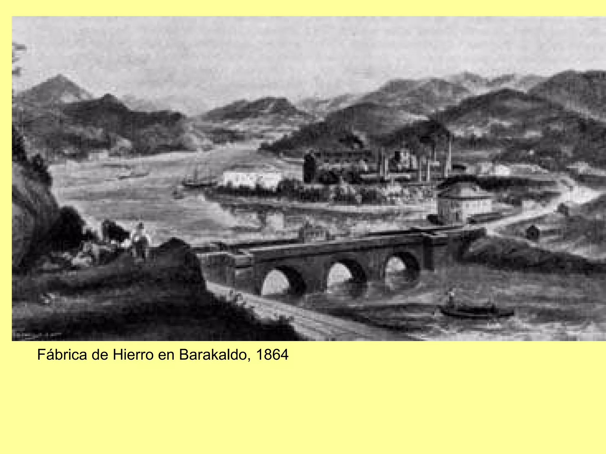 Fábrica de Hierro en Barakaldo, 1864 