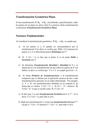 Transformaciones Geométricas