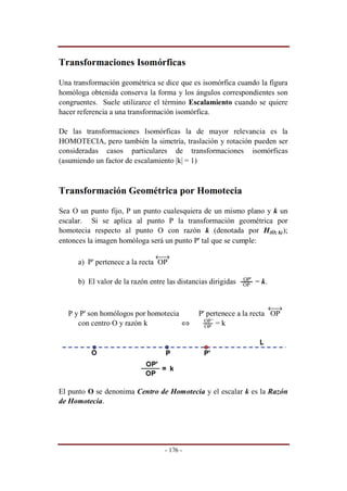 Transformaciones Geométricas