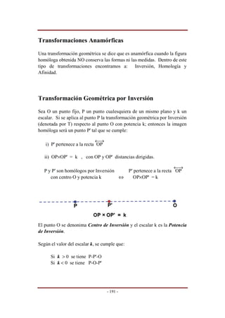 Transformaciones Geométricas