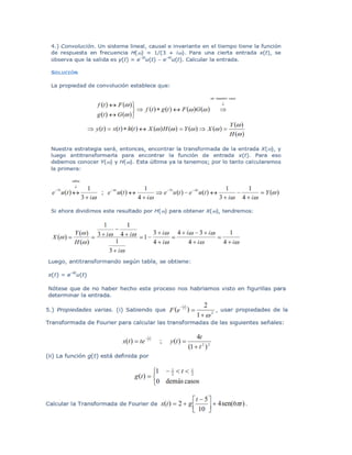 Transformada de fourier