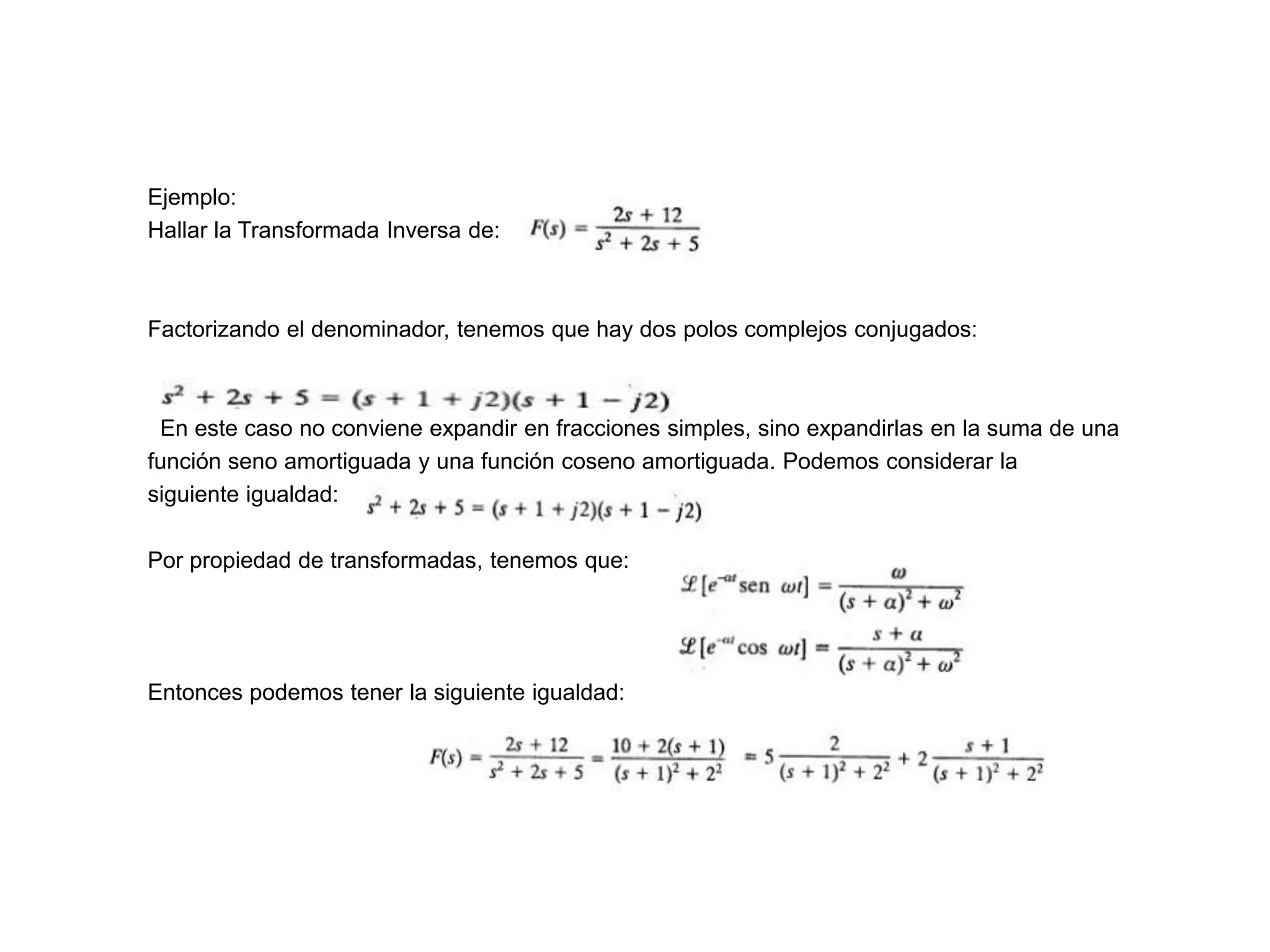 Transformadas Inversas Transformada inversa de laplace | PPTX
