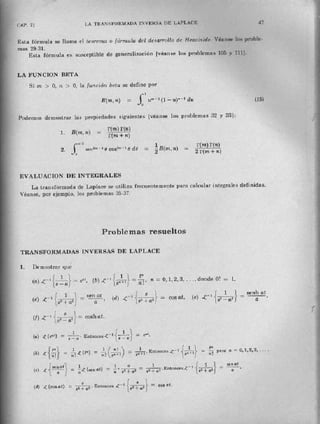Transformadas de laplace
