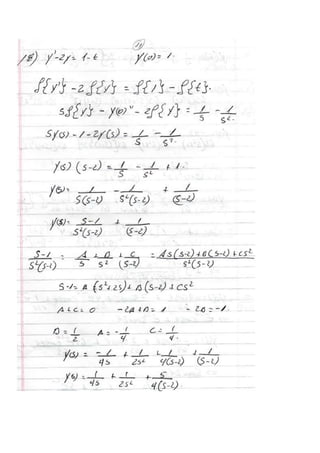 Transformadas de laplace IUP "SANTIAGO MARIÑO"
