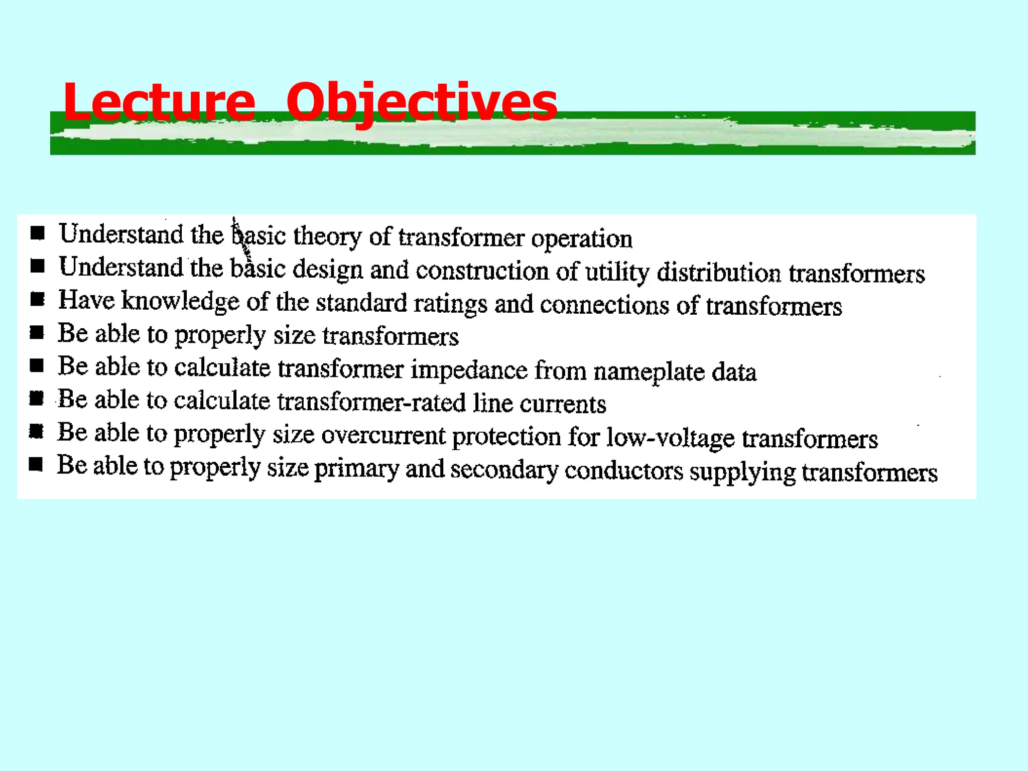 Transformers And Electrical System Design Ppt