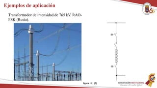 Ejemplos de aplicación
Transformador de intensidad de 765 kV. RAO-
FSK (Rusia).
figura 11. [5]
 