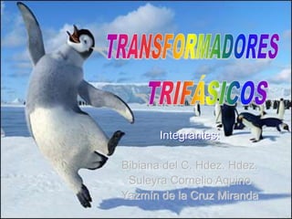 Integrantes:
Bibiana del C. Hdez. Hdez.
Suleyra Cornelio Aquino
Yazmín de la Cruz Miranda
 