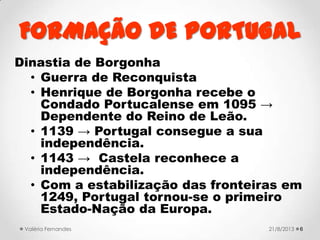 Portugal: da Formação ao Descobrimento do Brasil