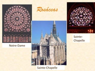 Rosáceas Sainte-Chapelle Notre-Dame Sainte-Chapelle 