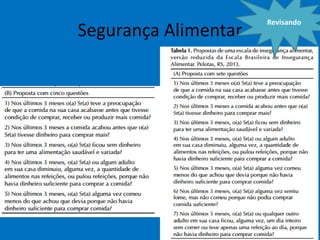 Segurança Alimentar
Revisando
 