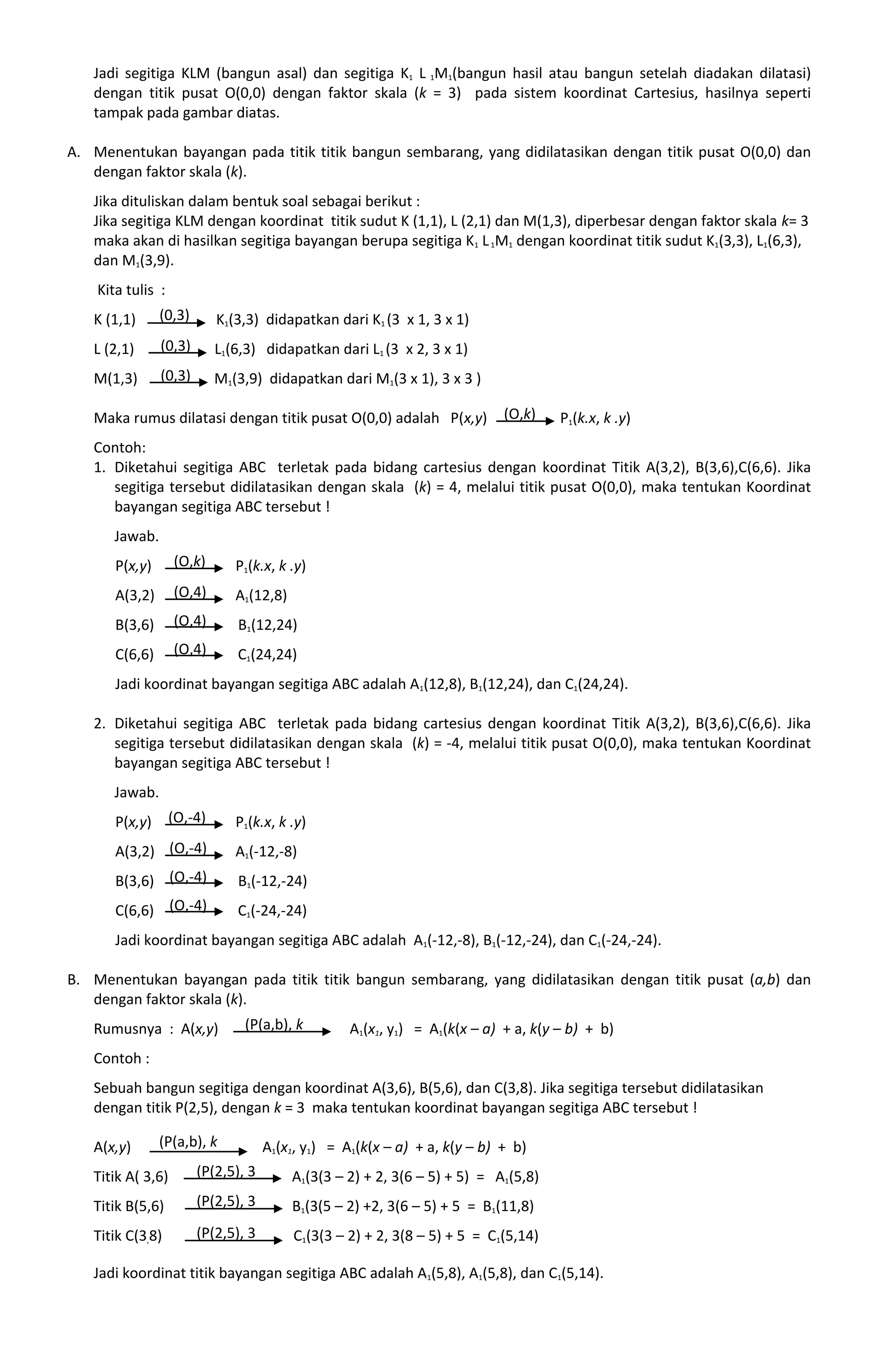 Latihan Soal Matematika dan Fisika Tentang Transformasi | PDF