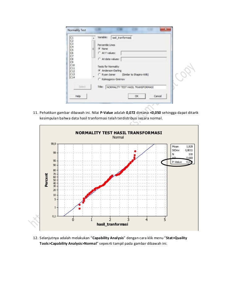Transformasi box-cox