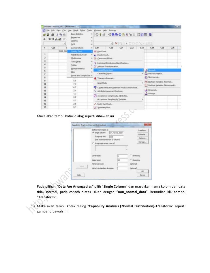 Transformasi box-cox
