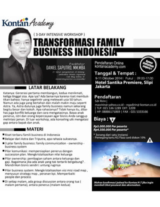 Transformasi  Family Business