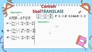 Transformasi geometri dalam matematika lanjut | PPTX