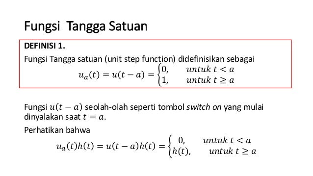 Transformasi Laplace Bag Kedua