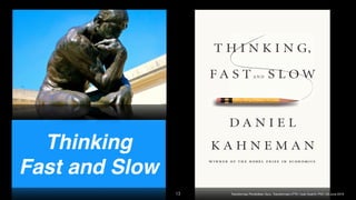 Thinking  
Fast and Slow
13 Transformasi Pendidikan Guru, Transformasi LPTK | Iwan Syahril, PhD | 26 June 2019
 