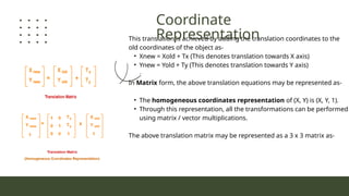 2D Transformation (Translation, Rotation, Scaling) in Computer Graphics ...
