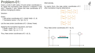 2D Transformation (Translation, Rotation, Scaling) in Computer Graphics ...