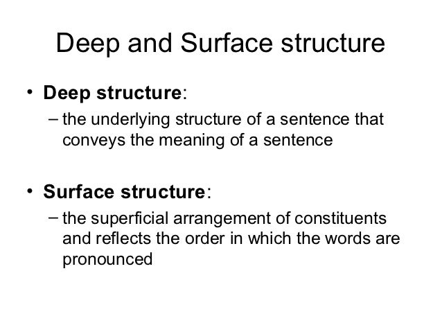 transformational syntax examples transformational sentence structure examples
